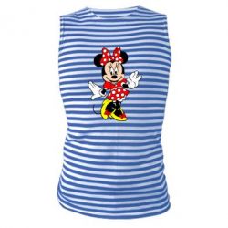 Майка-тельняшка Минни Красавица - PrintSalon