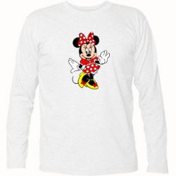Футболка с длинным рукавом Минни Красавица - PrintSalon