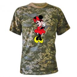 Камуфляжная футболка Минни "Мимими" - PrintSalon