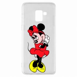 Чехол для Samsung A8+ 2018 Минни "Мимими" - PrintSalon