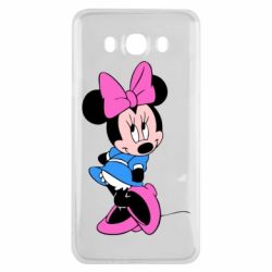 Чохол для Samsung J7 2016 Мінні соромиться-PrintSalon Чохол для Samsung J7 2016 Мінні соромиться