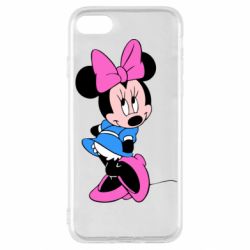 Чехол для iPhone SE 2020 Минни стесняется - PrintSalon