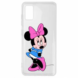 Чехол для Samsung A41 Минни стесняется
