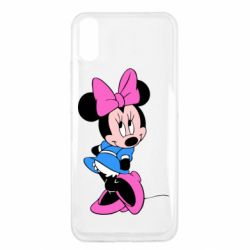 Чехол для Xiaomi Redmi 9a Минни стесняется - PrintSalon