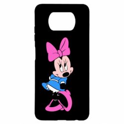 Чехол для Xiaomi Poco X3 Минни стесняется