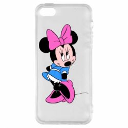 Чехол для iPhone5/5S/SE Минни стесняется - PrintSalon