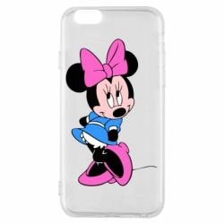 Чехол для iPhone 6/6S Минни стесняется - PrintSalon