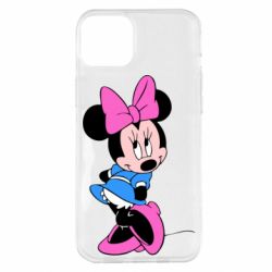 Чехол для iPhone 14 Plus Минни стесняется - PrintSalon