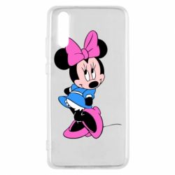 Чехол для Huawei P20 Минни стесняется - PrintSalon