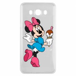 Чохол для Samsung J7 2016 Minnie Mouse and Ice Cream-PrintSalon Чохол для Samsung J7 2016 Minnie Mouse and Ice Cream