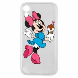 Чехол для iPhone XR Minnie Mouse and Ice Cream