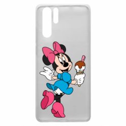 Чехол для Huawei P30 Pro Minnie Mouse and Ice Cream