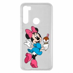 Чохол для Xiaomi Redmi Note 8 Minnie Mouse and Ice Cream - PrintSalon