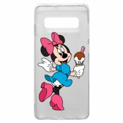 Чохол для Samsung S10+ Minnie Mouse and Ice Cream - PrintSalon
