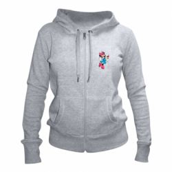 Жіноче худі на блискавці Minnie Mouse and Ice Cream - PrintSalon