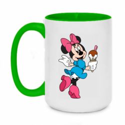 Чашка двокольорова велика Minnie Mouse and Ice Cream - PrintSalon