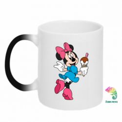 Чашка-хамелеон Minnie Mouse and Ice Cream-PrintSalon Чашка-хамелеон Minnie Mouse and Ice Cream