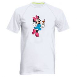 Чоловіча футболка для спорту Minnie Mouse and Ice Cream - PrintSalon