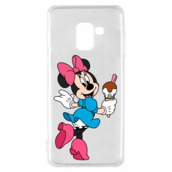 Чохол для Samsung A8 2018 Minnie Mouse and Ice Cream - PrintSalon