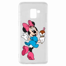 Чохол для Samsung A8+ 2018 Minnie Mouse and Ice Cream - PrintSalon