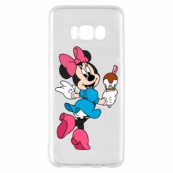Чехол для Samsung S8 Minnie Mouse and Ice Cream