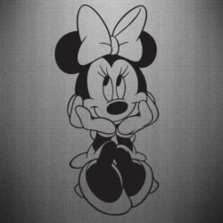 Наклейка Minnie Mouse Face - PrintSalon