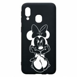 Чехол для Samsung A40 Minnie Mouse Face - PrintSalon