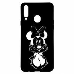 Чехол для Samsung A20s Minnie Mouse Face - PrintSalon