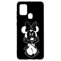 Чехол для Samsung A21s Minnie Mouse Face - PrintSalon