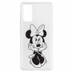 Чехол для Samsung S20 FE Minnie Mouse Face - PrintSalon