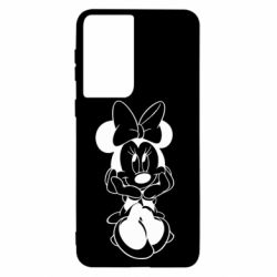 Чехол для Samsung S21 Minnie Mouse Face