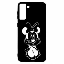 Чехол для Samsung S21+ Minnie Mouse Face - PrintSalon