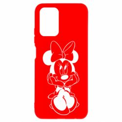 Чехол для Xiaomi Redmi Note 10 Minnie Mouse Face - PrintSalon