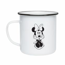 Кружка эмалированная Minnie Mouse Face - PrintSalon