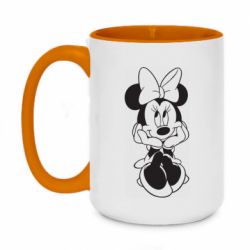 Чашка двухцветная 420ml Minnie Mouse Face - PrintSalon