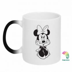 Чашка-хамелеон Minnie Mouse Face-PrintSalon Чашка-хамелеон Minnie Mouse Face