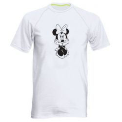 Мужская футболка для спорта Minnie Mouse Face - PrintSalon