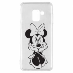 Чехол для Samsung A8 2018 Minnie Mouse Face - PrintSalon
