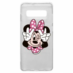 Чехол для Samsung S10+ Minnie Mouse - PrintSalon