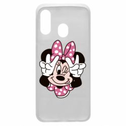 Чехол для Samsung A40 Minnie Mouse - PrintSalon