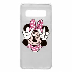Чехол для Samsung S10 Minnie Mouse - PrintSalon