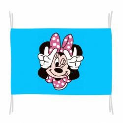Флаг Minnie Mouse - PrintSalon