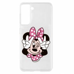 Чехол для Samsung S21 Minnie Mouse
