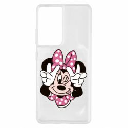 Чехол для Samsung S21 Ultra Minnie Mouse - PrintSalon