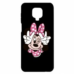 Чехол для Xiaomi Redmi Note 9S/9Pro/9Pro Max Minnie Mouse - PrintSalon