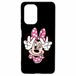 Чехол для Xiaomi Poco F3/K40 Minnie Mouse - PrintSalon