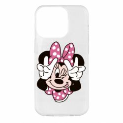 Чехол для iPhone 14 Pro Minnie Mouse - PrintSalon