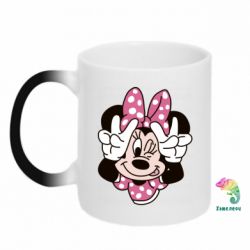 Чашка-хамелеон Minnie Mouse-PrintSalon Чашка-хамелеон Minnie Mouse