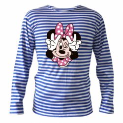 Тельняшка с длинным рукавом Minnie Mouse - PrintSalon