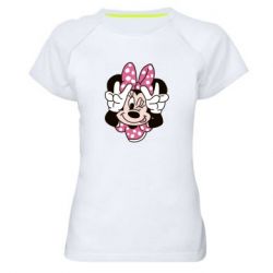 Женская футболка для спорта Minnie Mouse - PrintSalon
